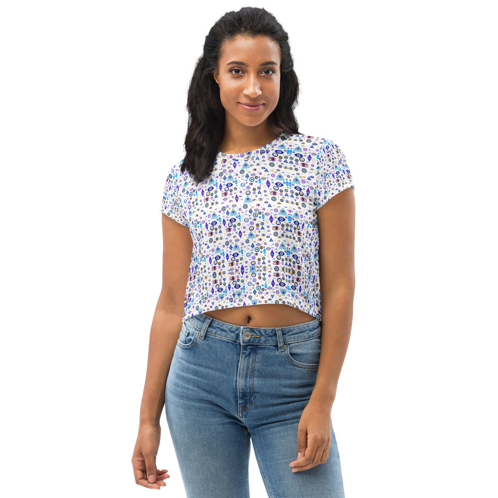 Evil Eye Crop Top