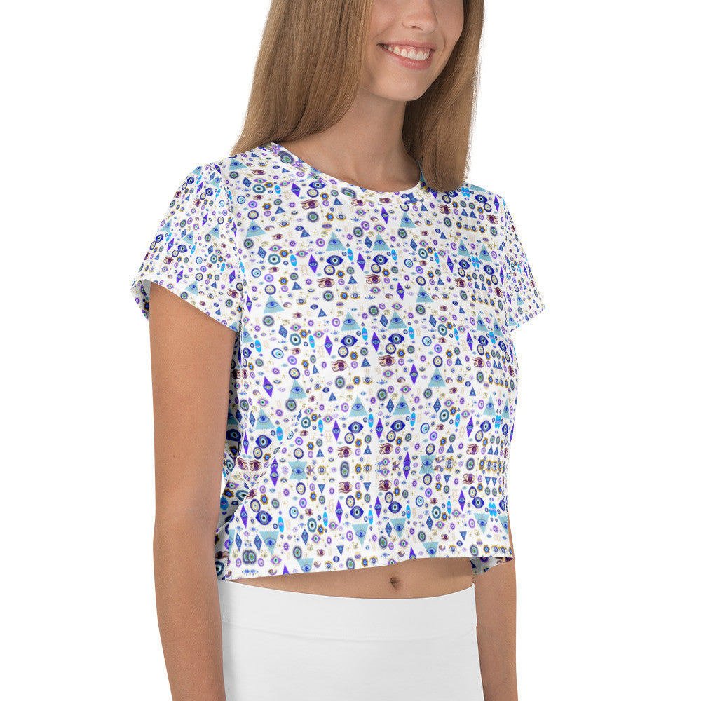 Evil Eye Crop Top