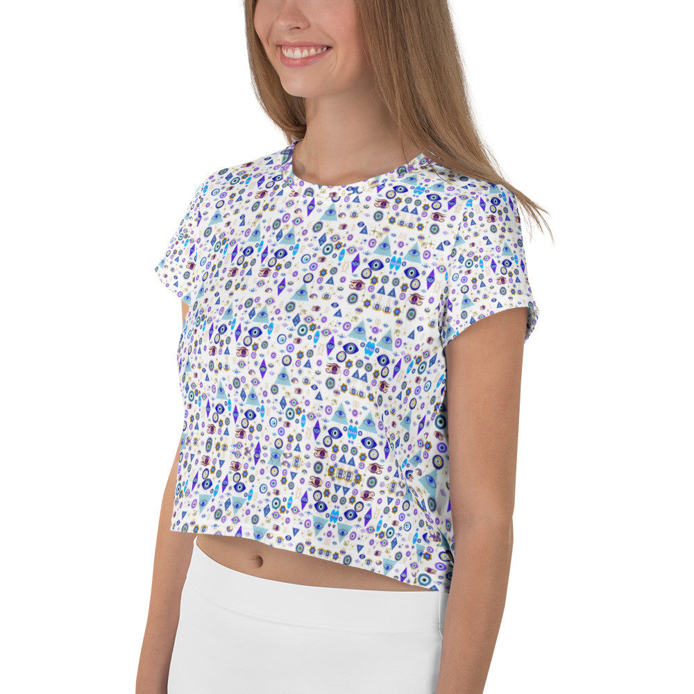 Evil Eye Crop Top